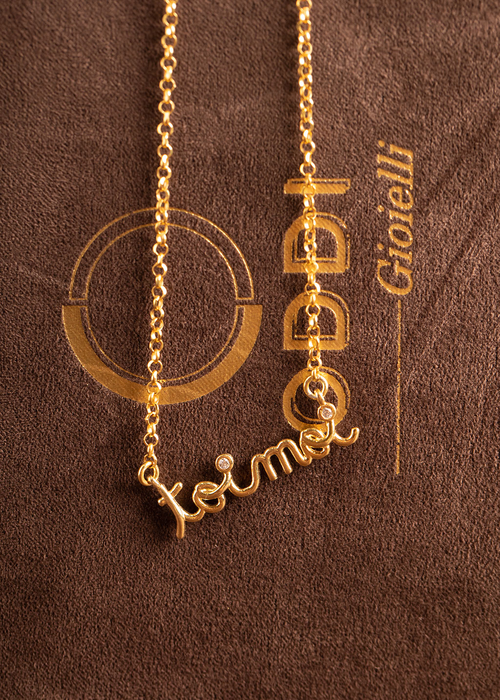 Collana "Toi-moi" con zirconi - immagine 3