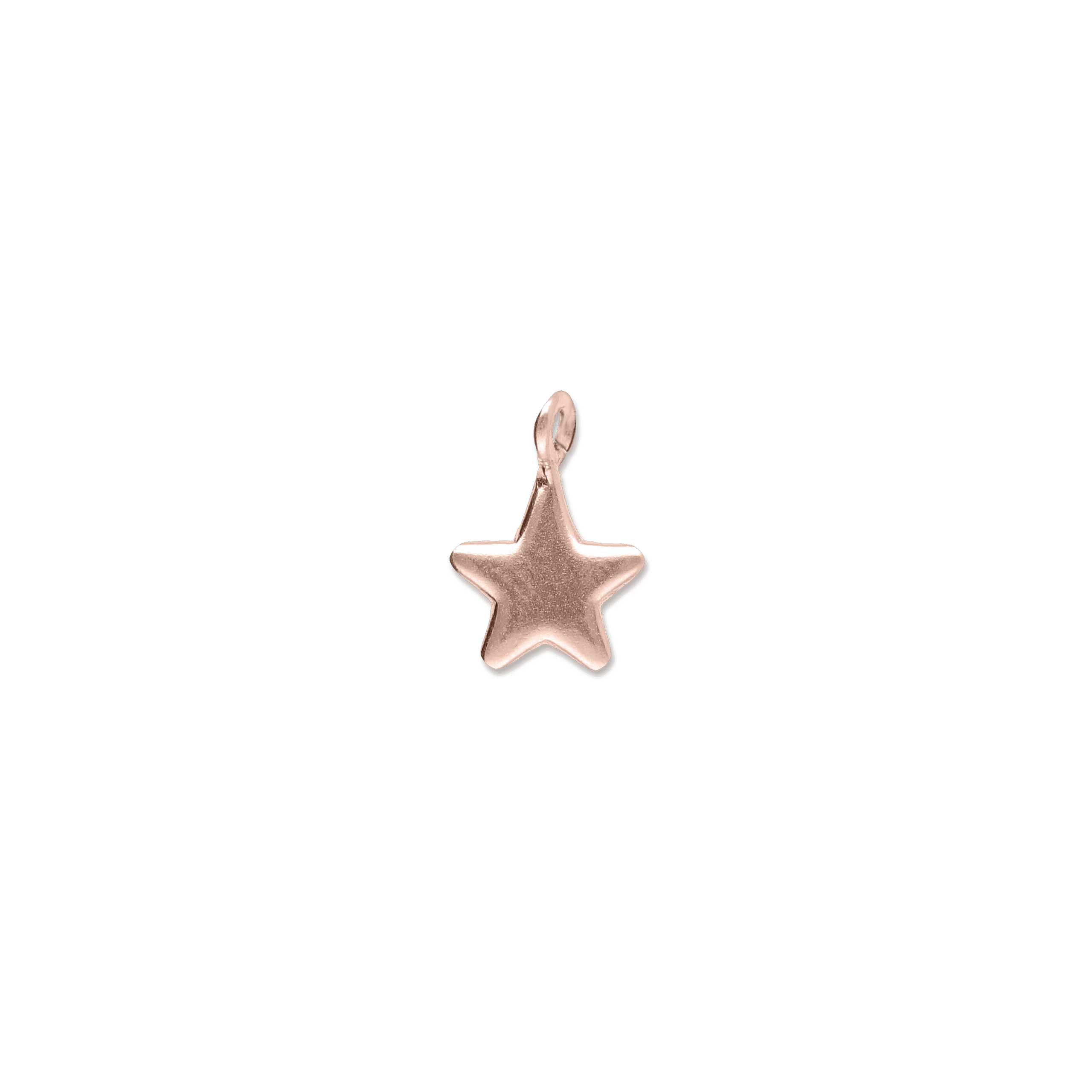 Sigillo stella 10 mm in oro rosa 9 kt Rubinia