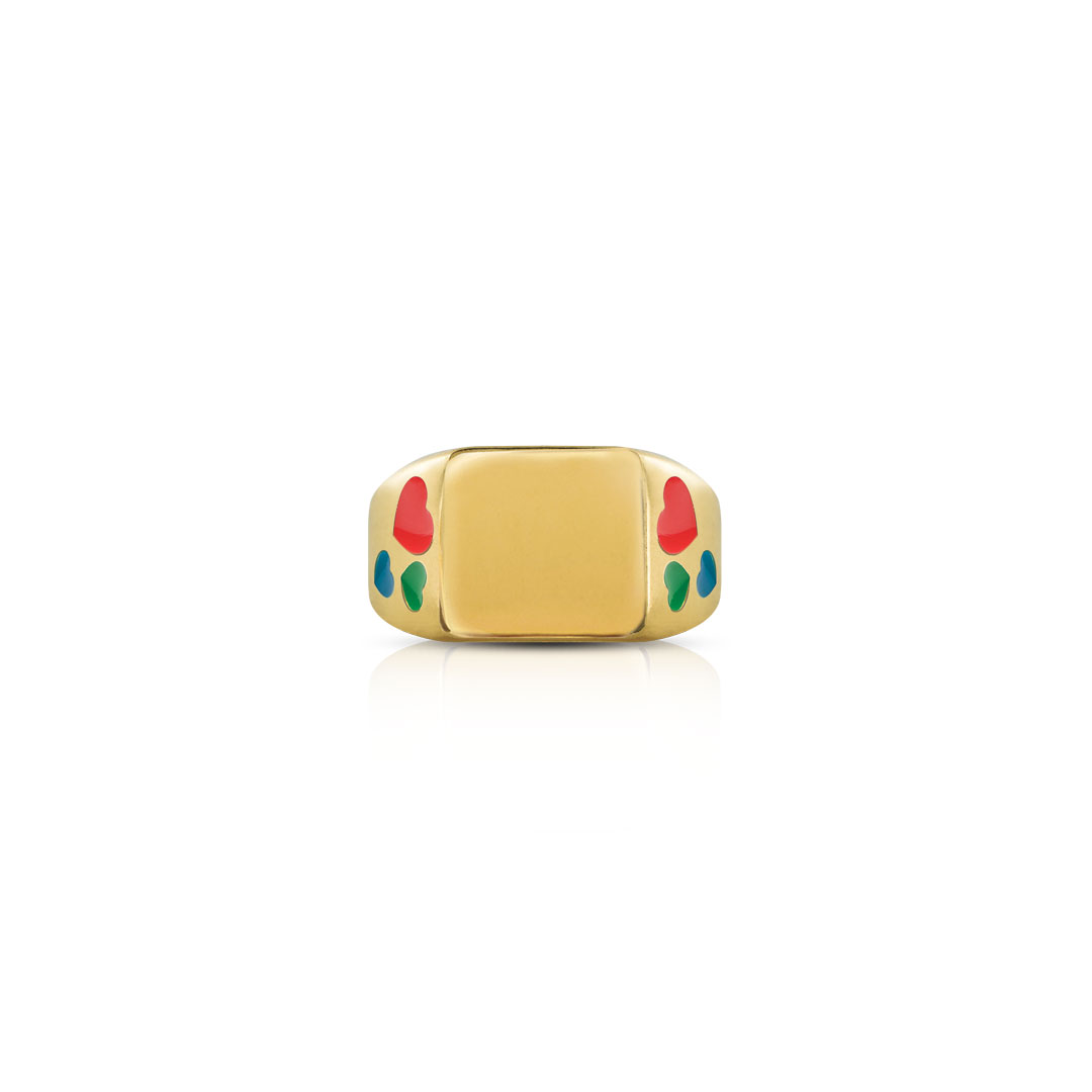 Anello Golden Lovefool Opsobjects - immagine 2